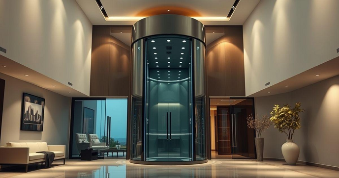 Elevador panorâmico residencial transforma sua casa em um espaço moderno e acessível