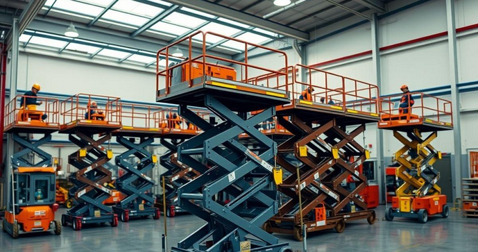 Como Escolher a Plataforma Elevatória Tipo Tesoura Ideal para Seu Projeto